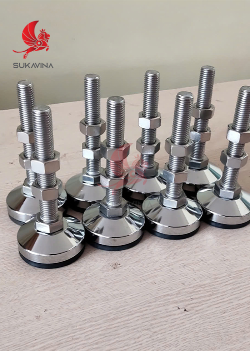 Cấu tạo của chân tăng chỉnh bàn thao tác 